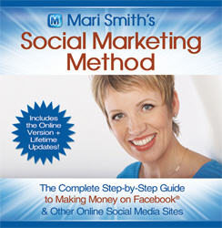 Make money with Facebook, Twitter and other social media sites! Check Mari Smith's Social Marketing Method - now available as a monthly membership!