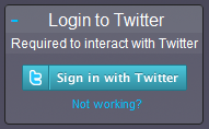 Twitterfall login