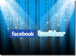 Facebook & Twitter - social media success