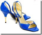 Mari Smith blue stilletoes