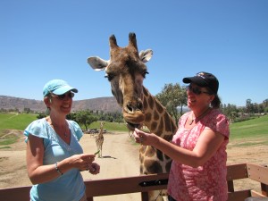 Mari Smith and Moira Hutchison - San Diego Safari Park