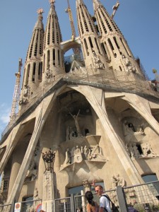 One of the many facades of la Sagrada Família