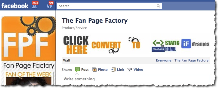 Fan Page Factory - Facebook Page