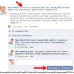 Facebook Comments Box Social Plugin on TechCrunch