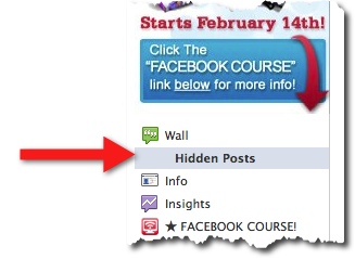Facebook Hidden Post Link