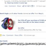 Facebook Offers - Marsh Engle Claimed Macy's
