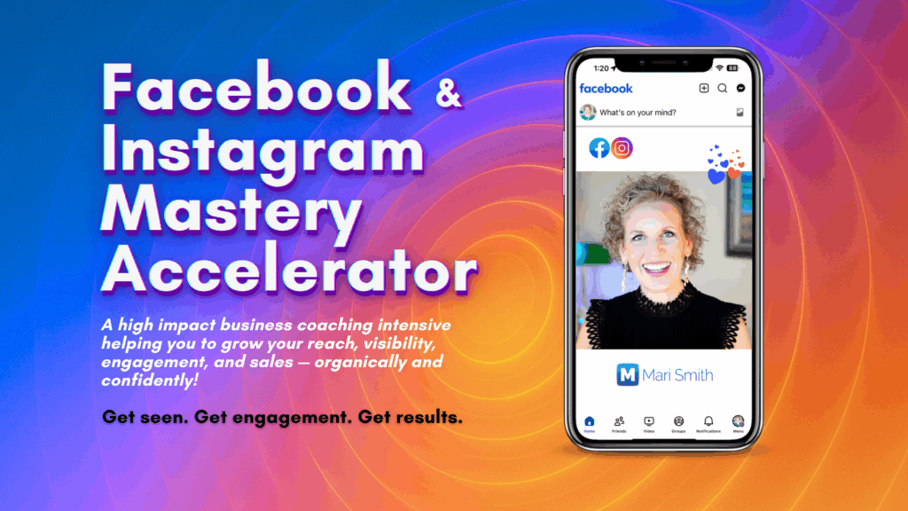 facebook and instagram mastery accelerator with mari smith