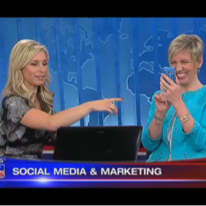 Alexis DelChiaro and Mari Smith on KUSI TV