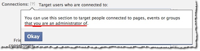 Facebook Ad - Connections detail