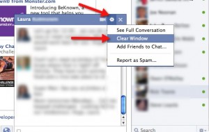 Facebook remove friend from chat sidebar