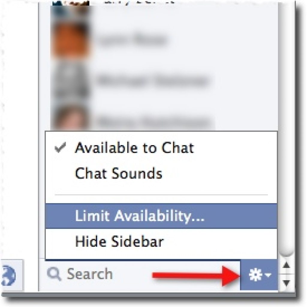 Green icon missing facebook chat
