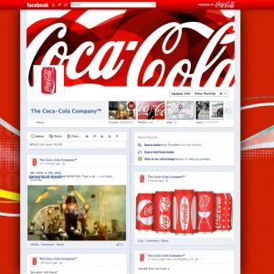 Coca-Cola Facebook Timeline Brand Page