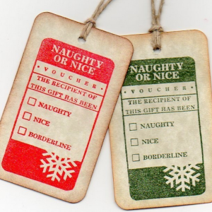 Naughty and Nice Gift Tags