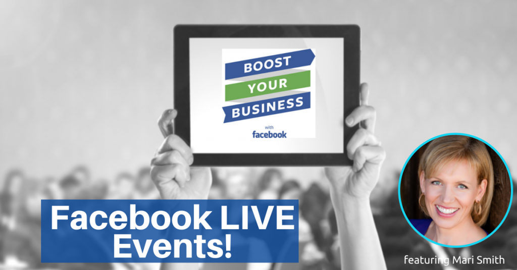 Facebook Boost Your Business LIVE Events