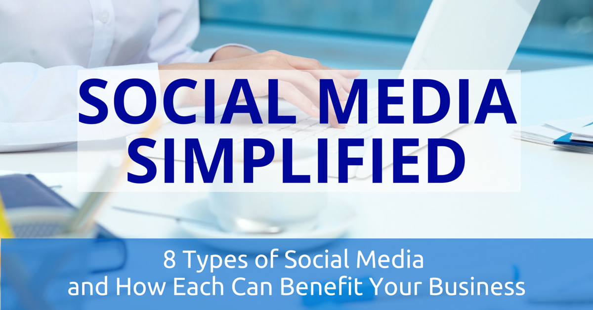 Social Media Simplified - 8 TYPES