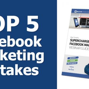 top five facebook mistakes