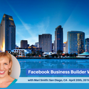 Facebook Workshop with Mari Smith, San Diego