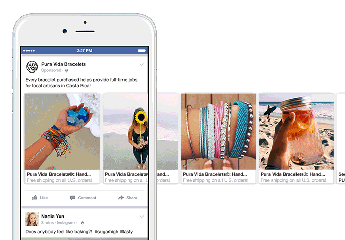 facebook carousel ads