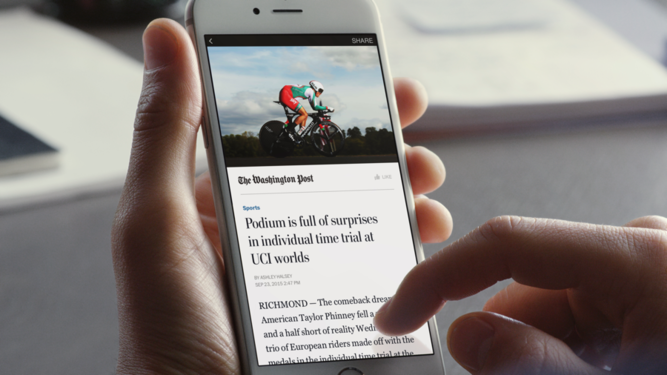 Facebook Instant Articles preview