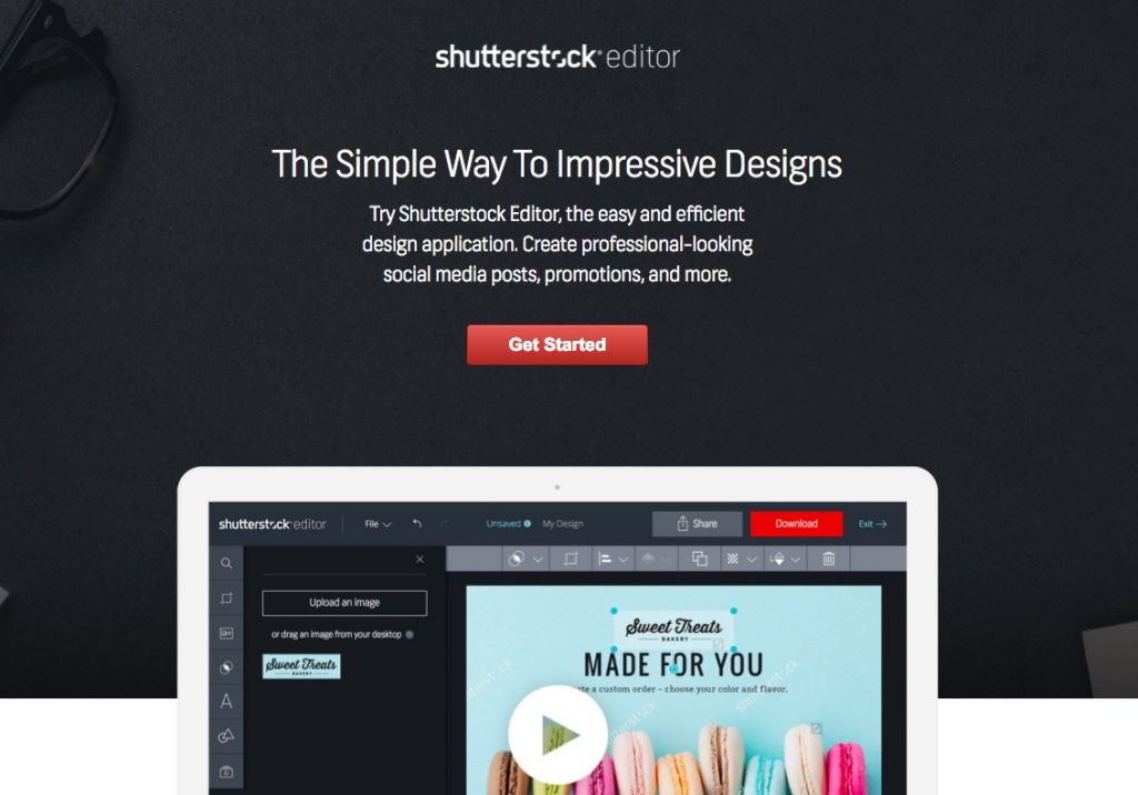 Shutterstock Editor Homepage