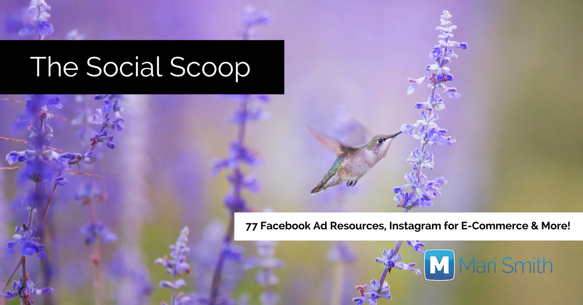 77 Facebook Ad Resources, Instagram for E-Commerce & More: The Social Scoop 4/22/17