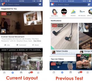 facebook video tab layouts