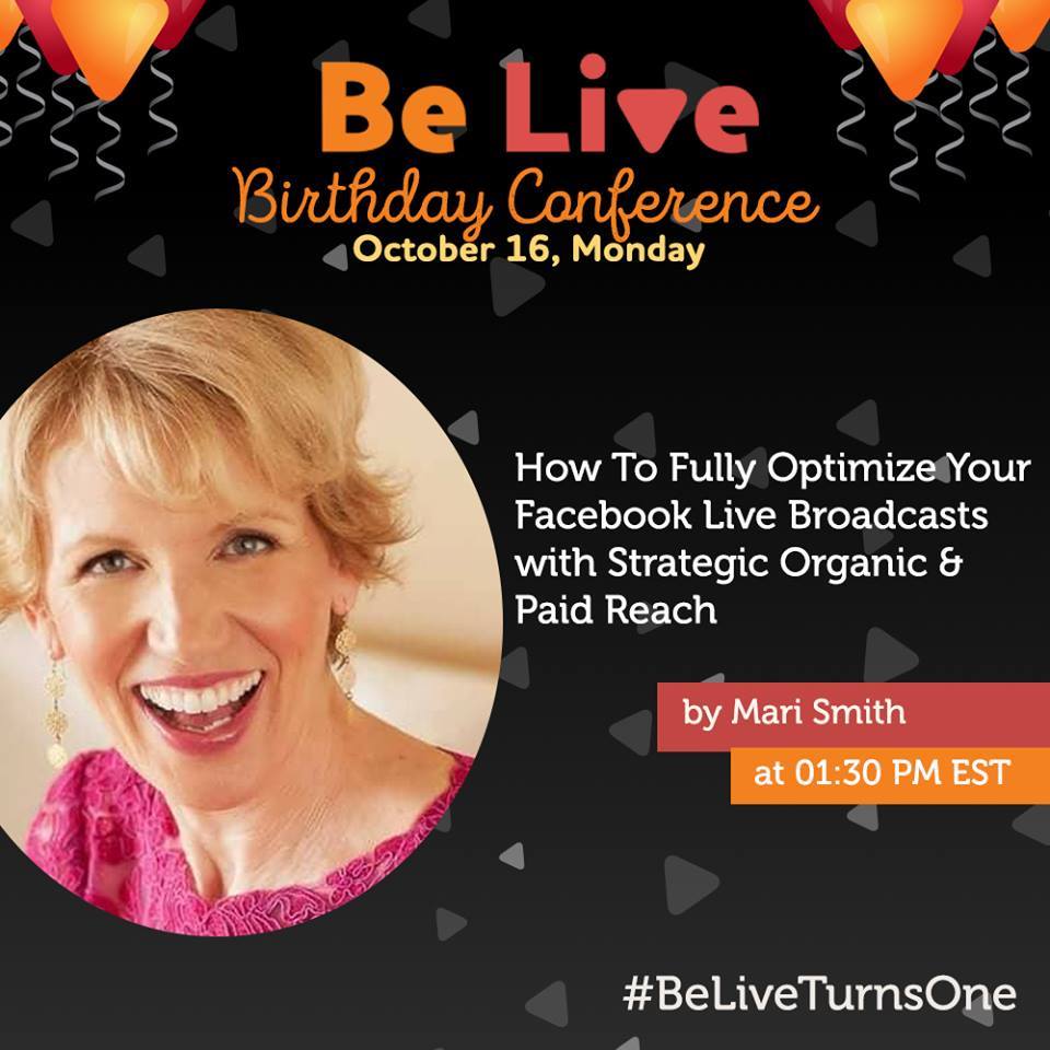 mari smith belive facebook live birthday