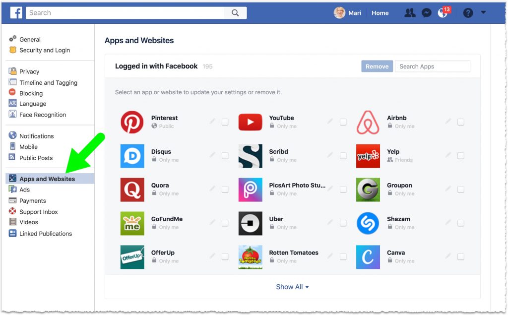 facebook-apps-access