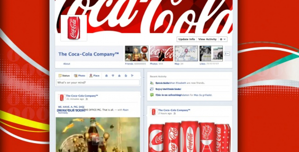 CocaCola Testing Facebook Timeline Brand Page?