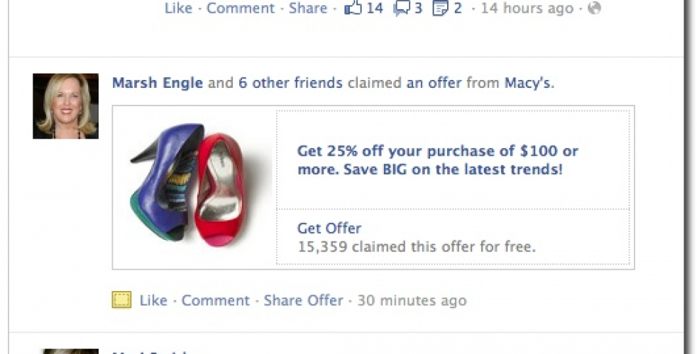 Facebook deals for business
